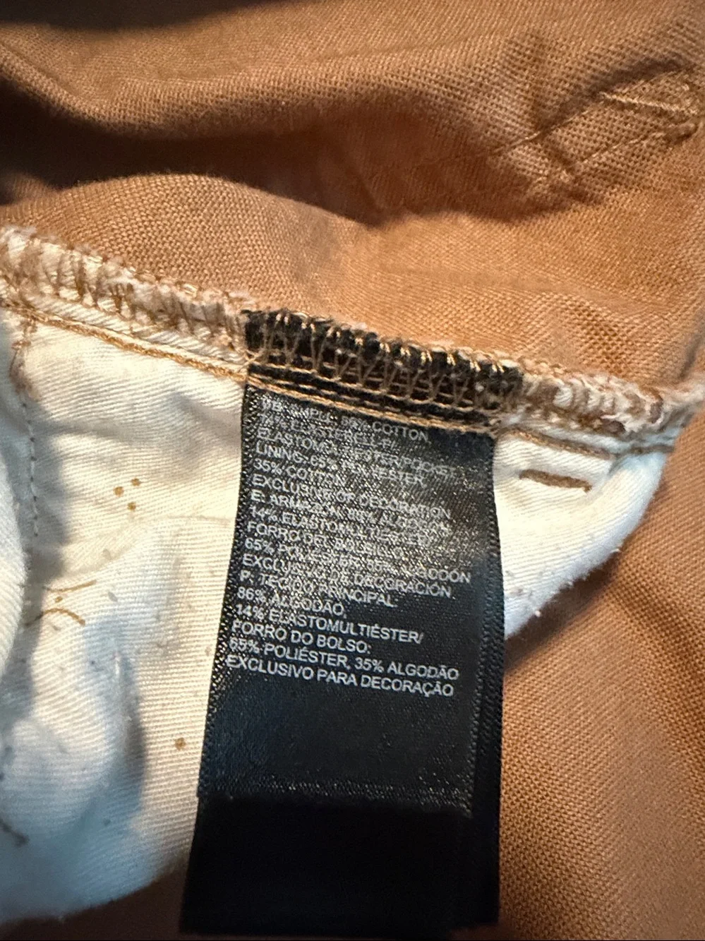 The North Face Men's Caramel Brown Chino Pants